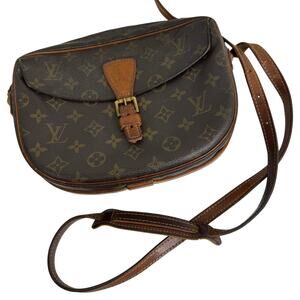 Vintage LOUIS VUITTON Monogram Jeune Fille GM Crossbody Shoulder‎ Bag